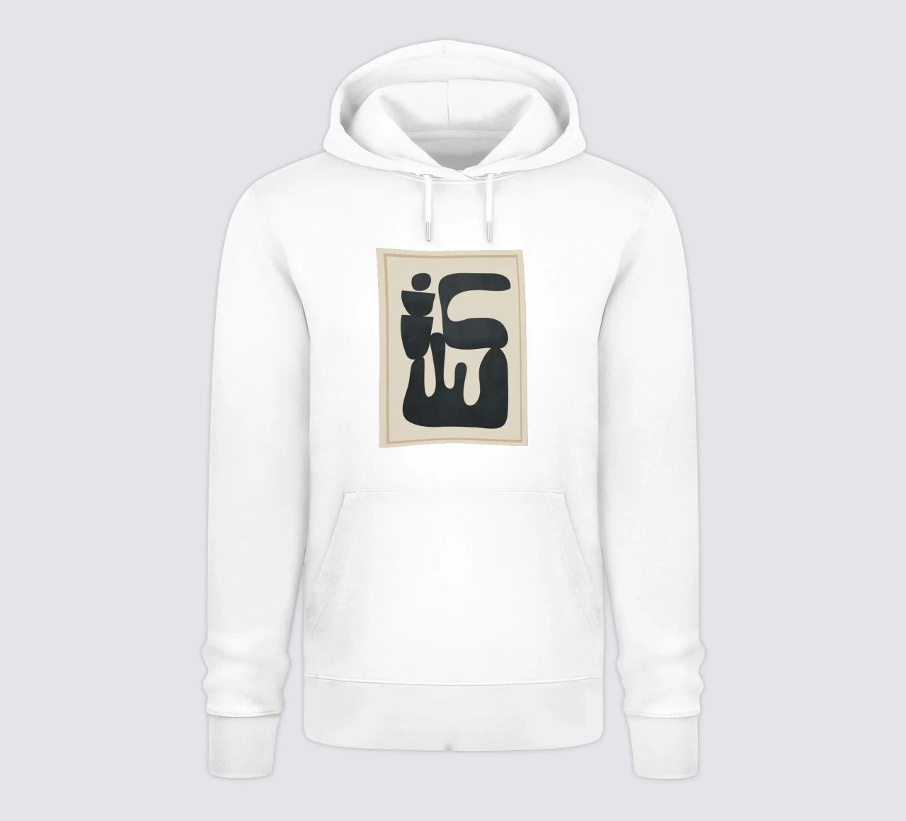 Modern Abstract Minimal Shapes 37 felpa con cappuccio da cityart