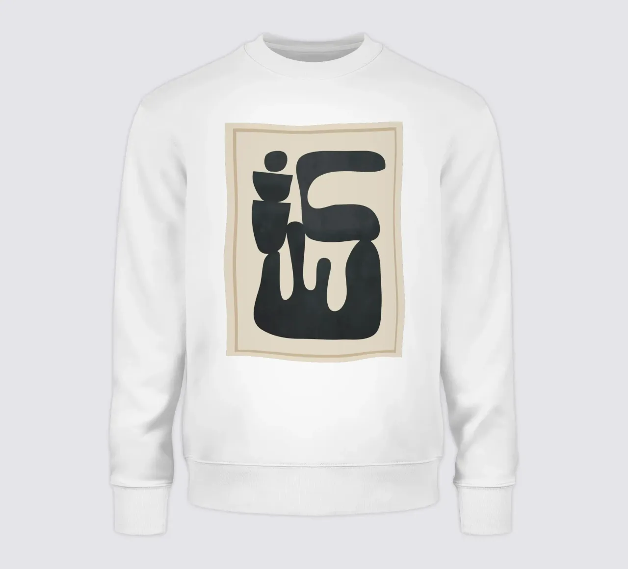 Modern Abstract Minimal Shapes 37 felpa da cityart