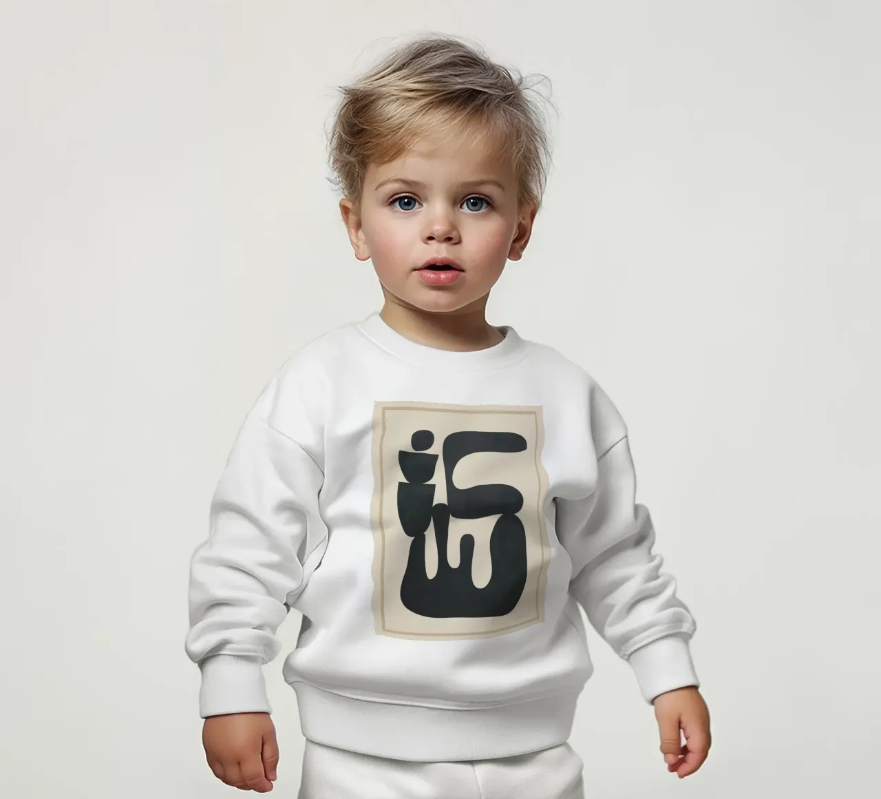 Modern Abstract Minimal Shapes 37 baby sweatshirt van cityart