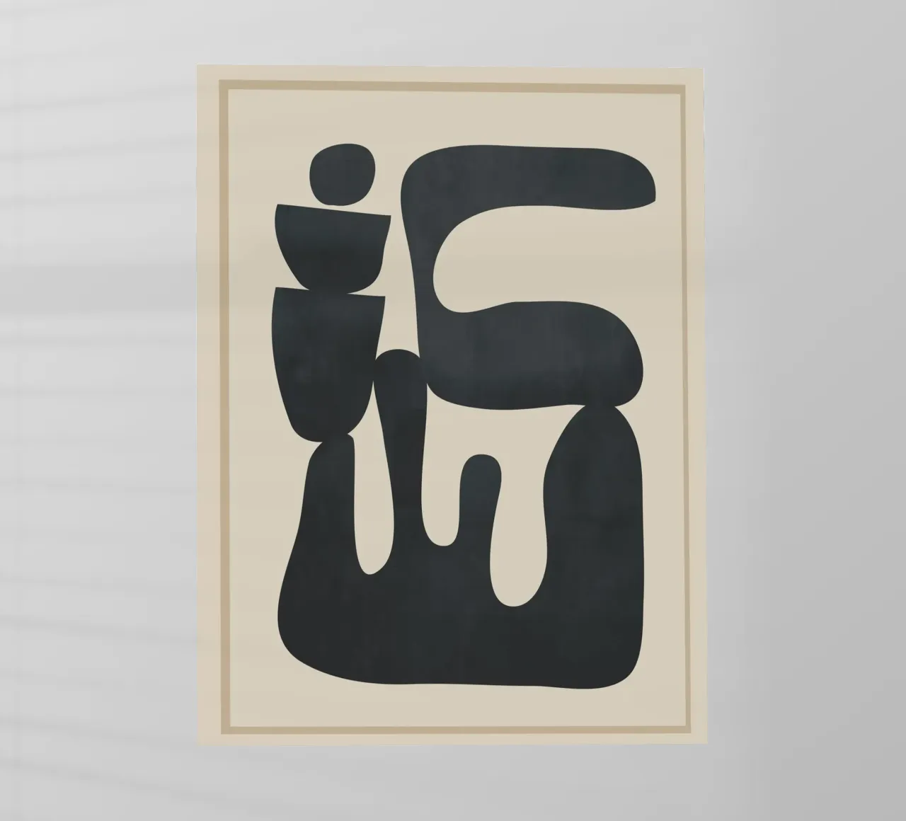 Modern Abstract Minimal Shapes 37 pellicola backlit da cityart