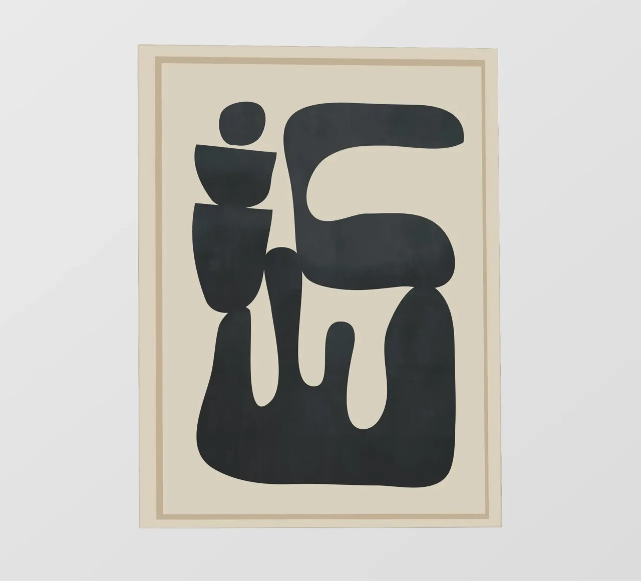 Modern Abstract Minimal Shapes 37 pellicola backlit da cityart