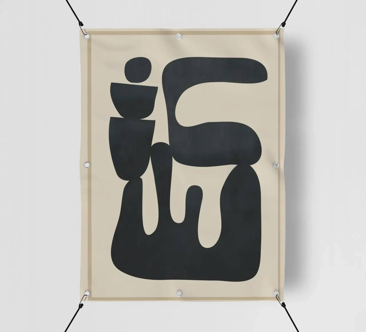 Modern Abstract Minimal Shapes 37 telo in pvc da cityart