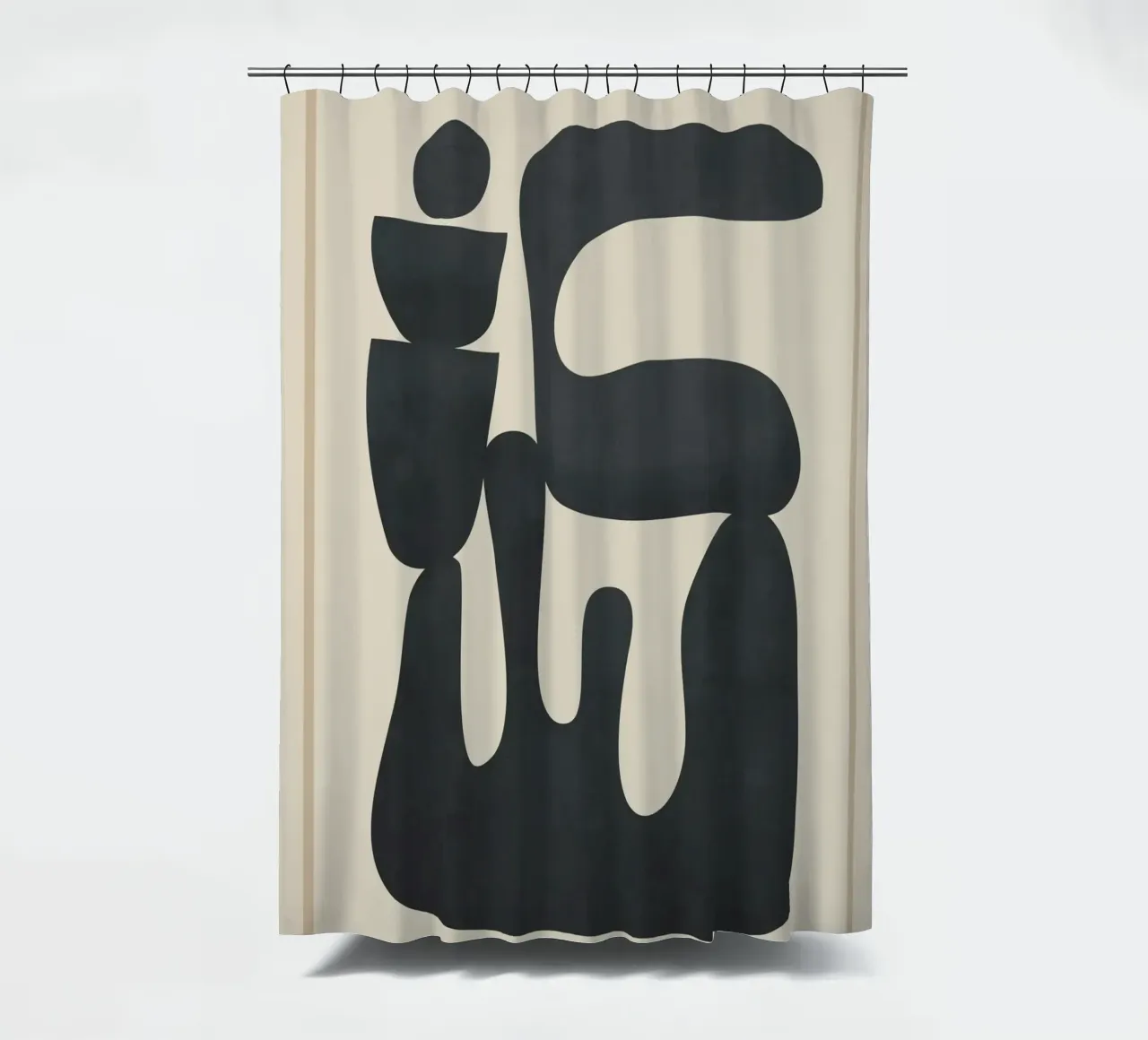 Modern Abstract Minimal Shapes 37 tenda da doccia da cityart