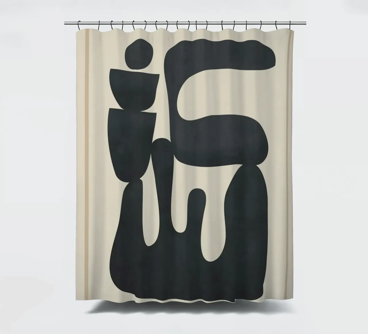 Modern Abstract Minimal Shapes 37 tenda da doccia da cityart