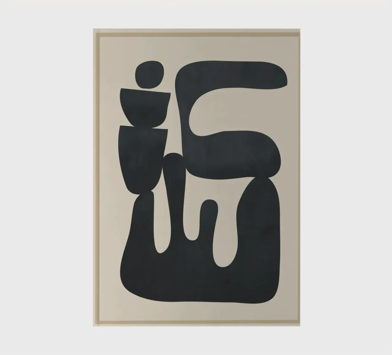 Modern Abstract Minimal Shapes 37 notebook by cityart