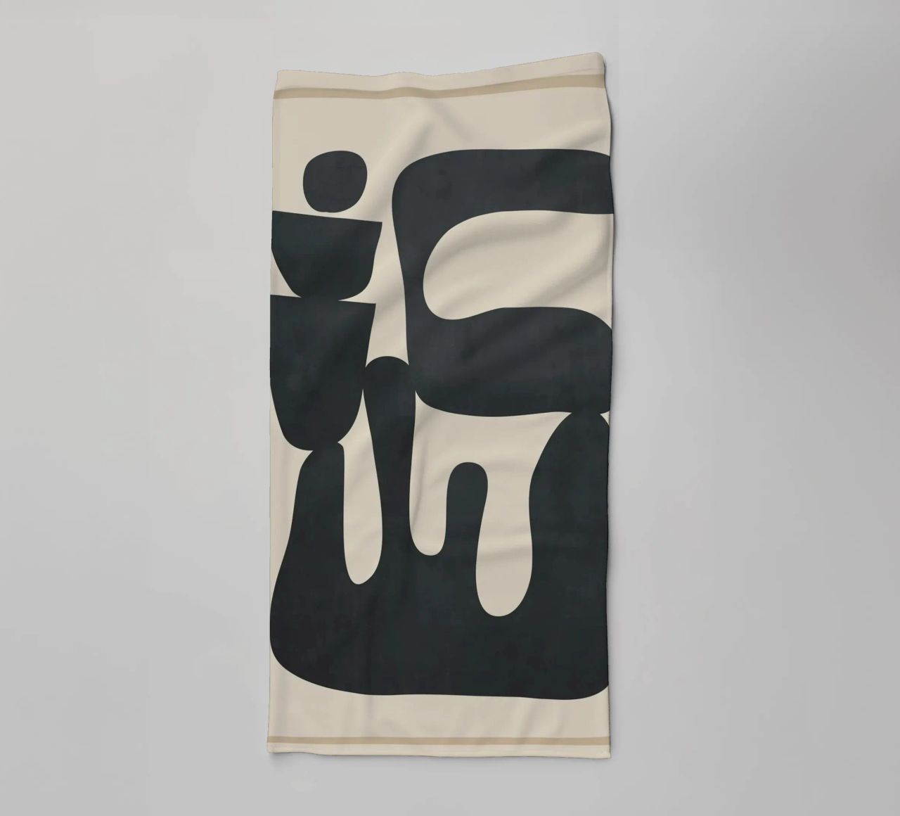 Modern Abstract Minimal Shapes 37 asciugamano da bagno da cityart