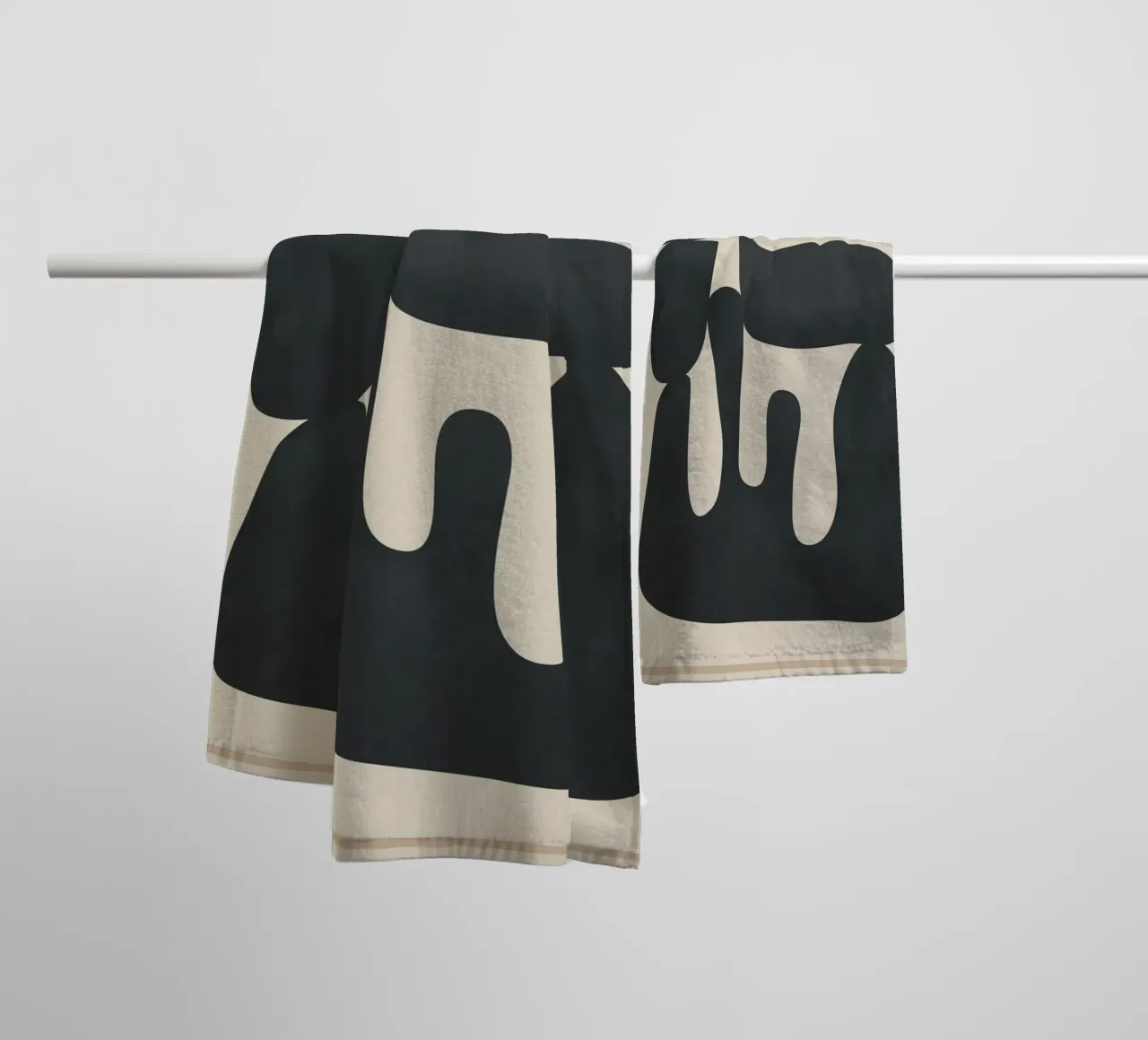 Modern Abstract Minimal Shapes 37 towel by cityart