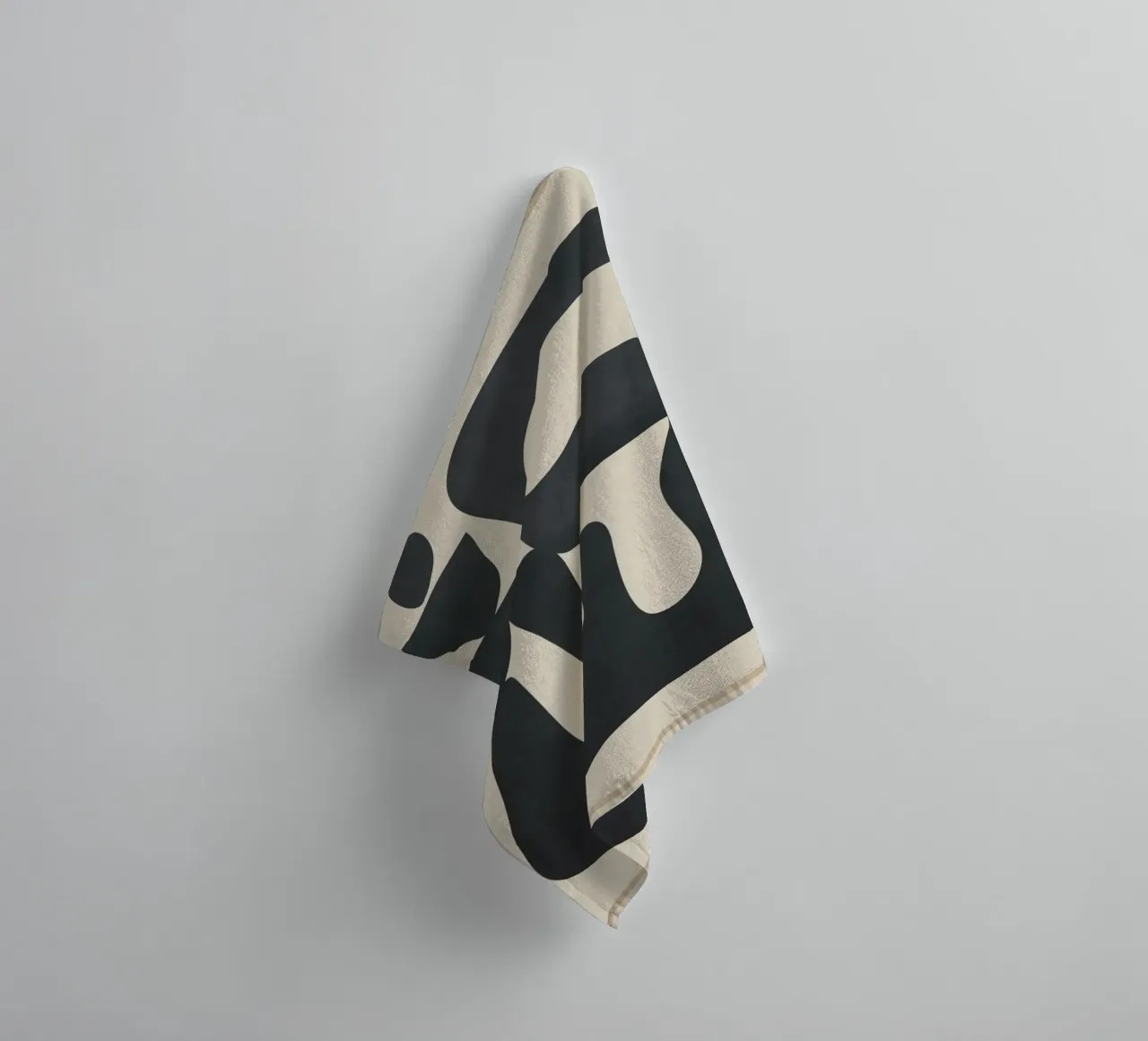 Modern Abstract Minimal Shapes 37 badhanddoek van cityart