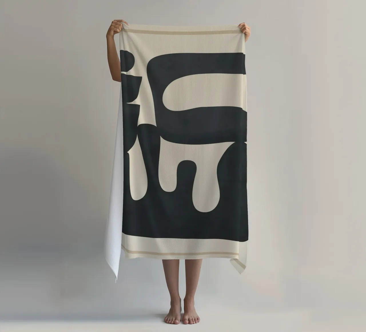 Modern Abstract Minimal Shapes 37 telo mare da cityart