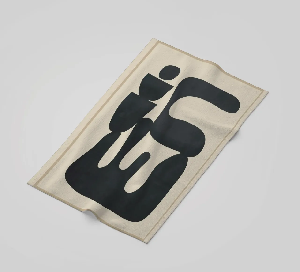 Modern Abstract Minimal Shapes 37 telo mare da cityart