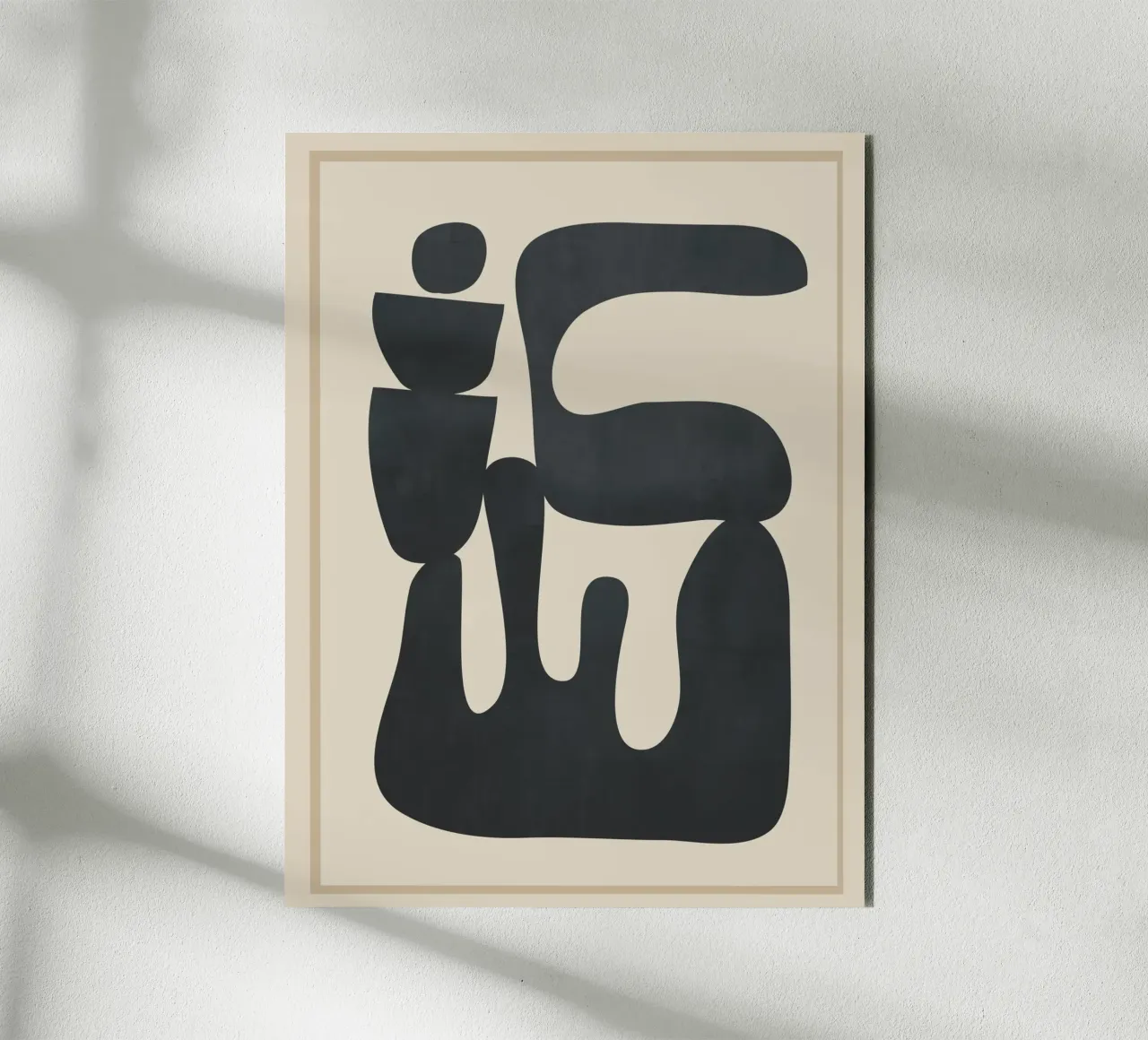 Modern Abstract Minimal Shapes 37 alluminio dibond da cityart