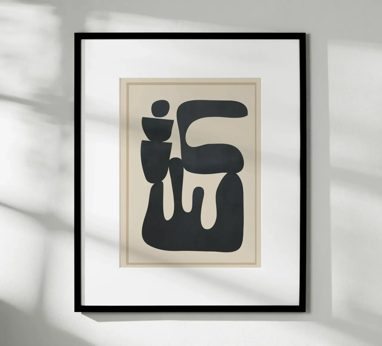 Modern Abstract Minimal Shapes 37 carta hahnemühle da cityart