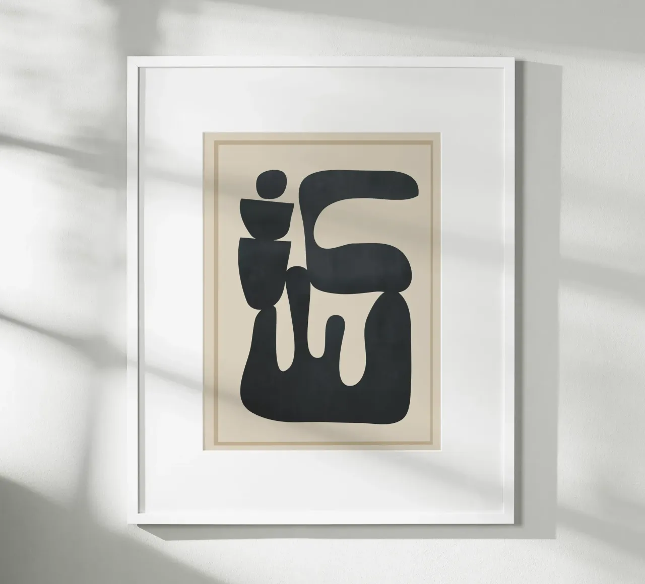 Modern Abstract Minimal Shapes 37 carta hahnemühle da cityart