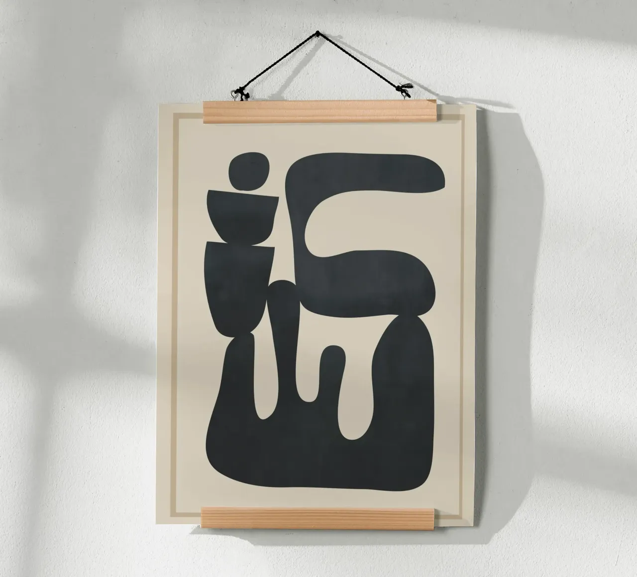 Modern Abstract Minimal Shapes 37 carta hahnemühle da cityart