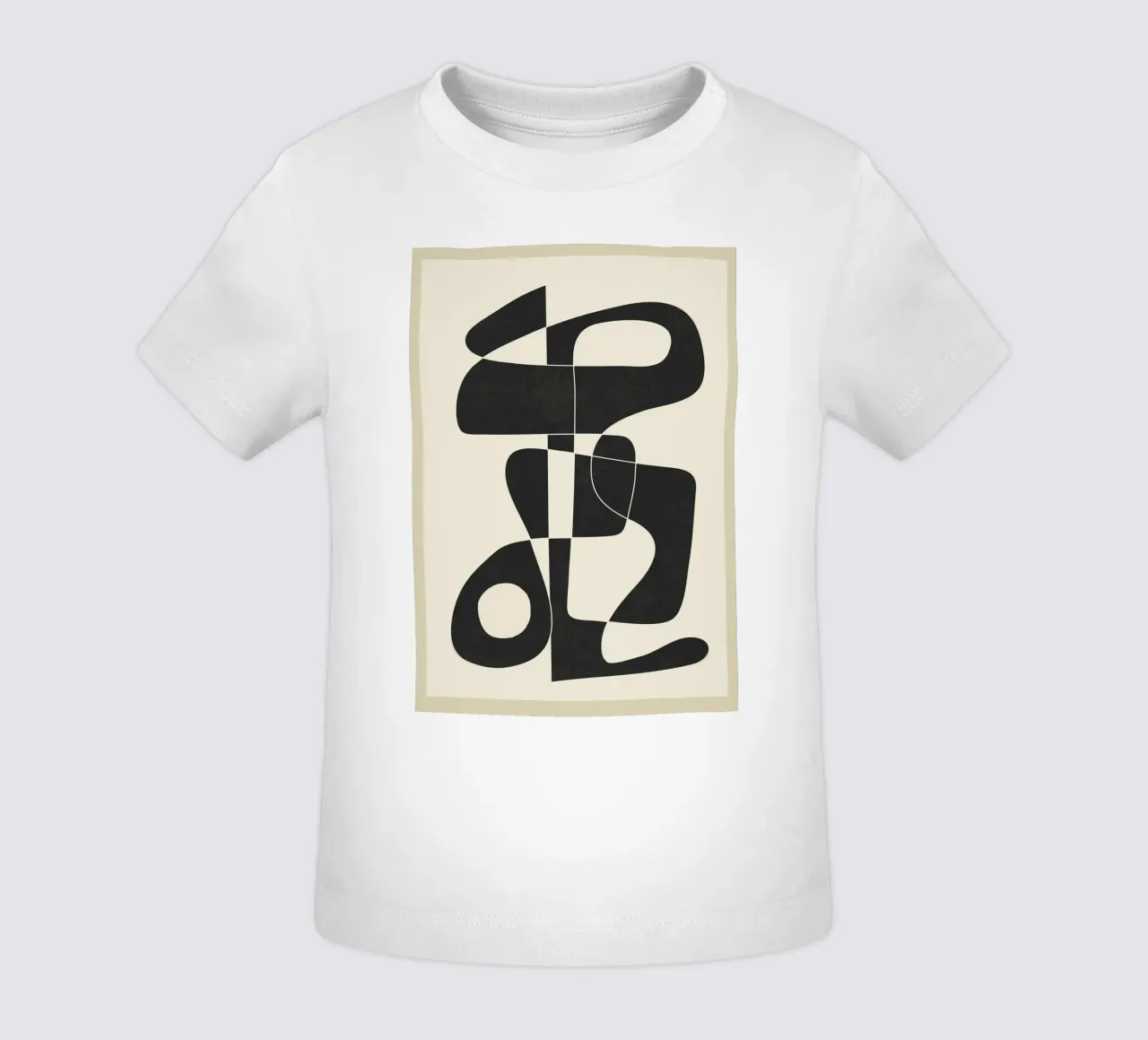 Minimal Abstract Noir maglietta neonato da cityart