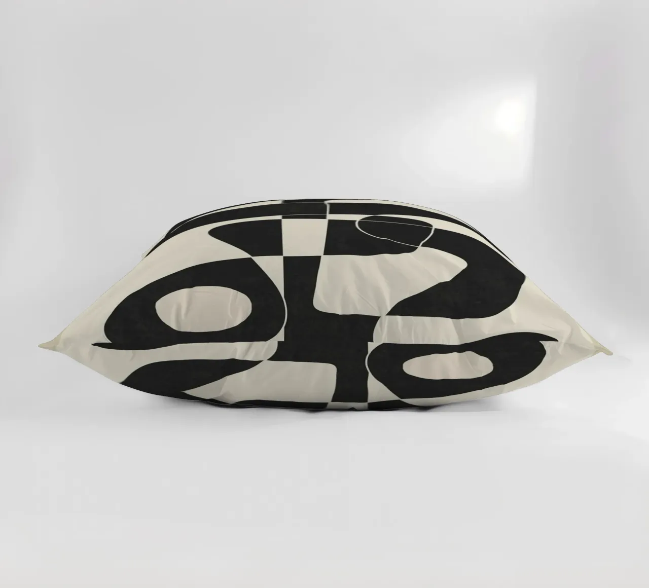 Minimal Abstract Noir cuscino da cityart