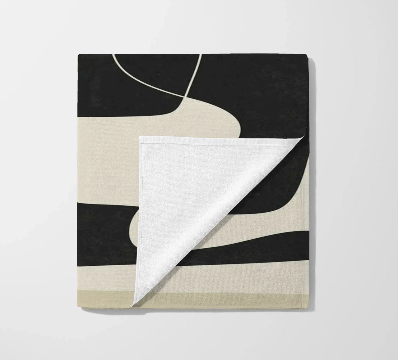 Minimal Abstract Noir telo mare da cityart