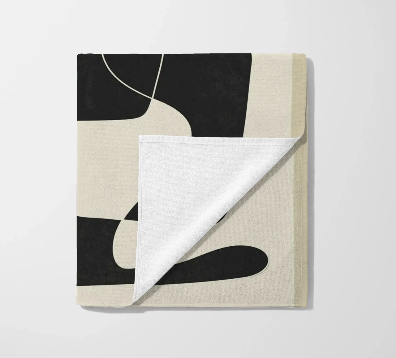 Minimal Abstract Noir telo mare da cityart
