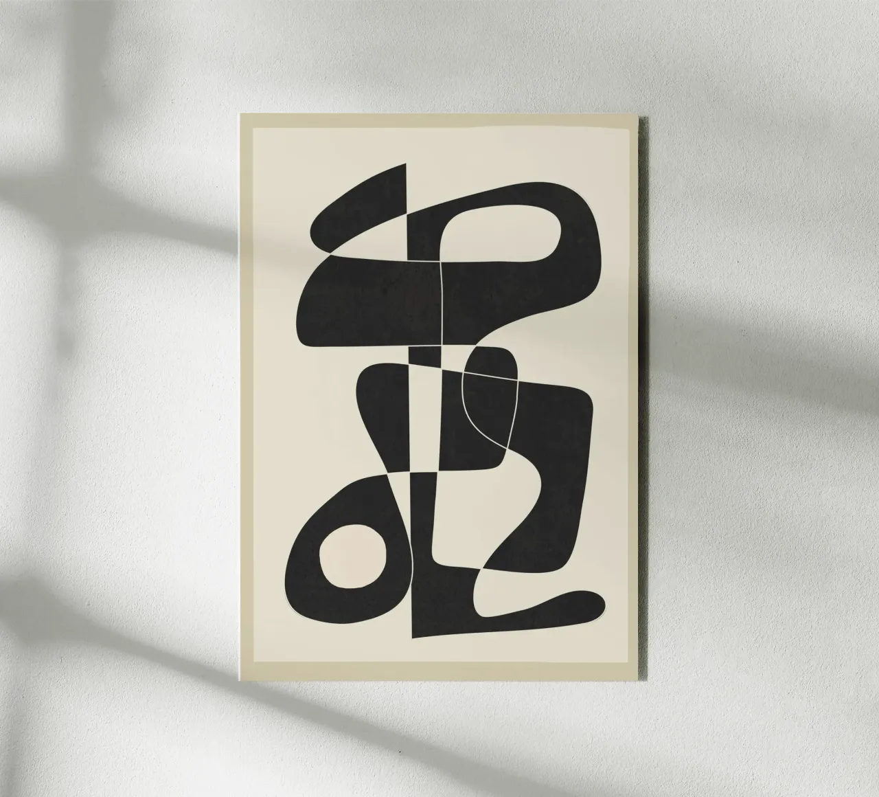 Minimal Abstract Noir pannello forex da cityart