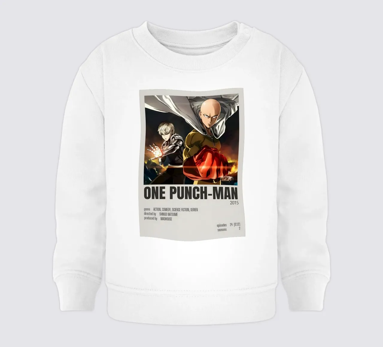 One punch Man felpa neonato da Totoya