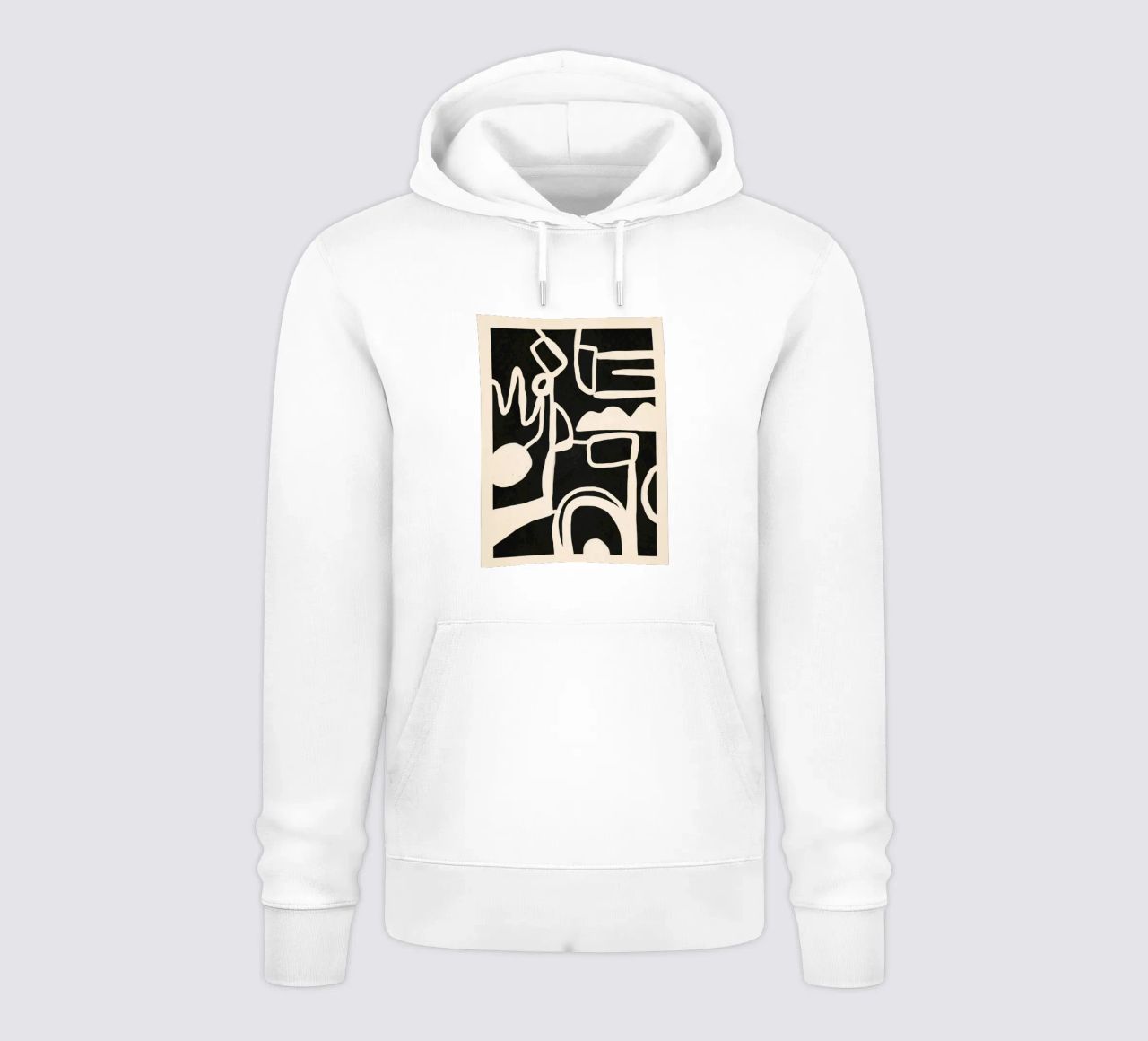 Abstract Line 12 felpa con cappuccio da cityart
