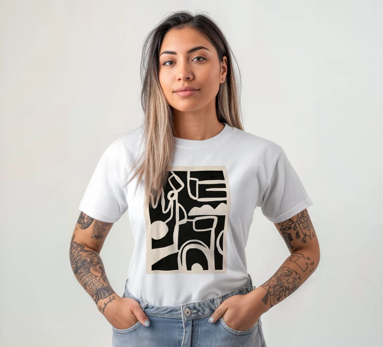Abstract Line 12 t-shirt da cityart