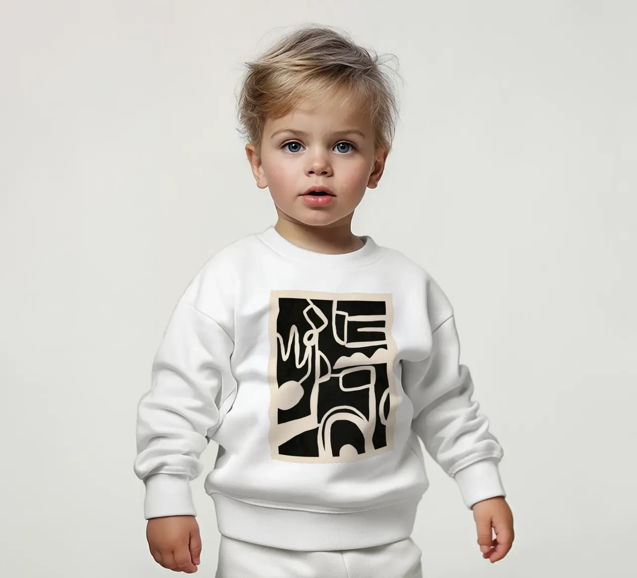 Abstract Line 12 baby sweatshirt van cityart