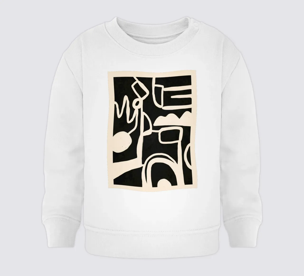 Abstract Line 12 felpa neonato da cityart