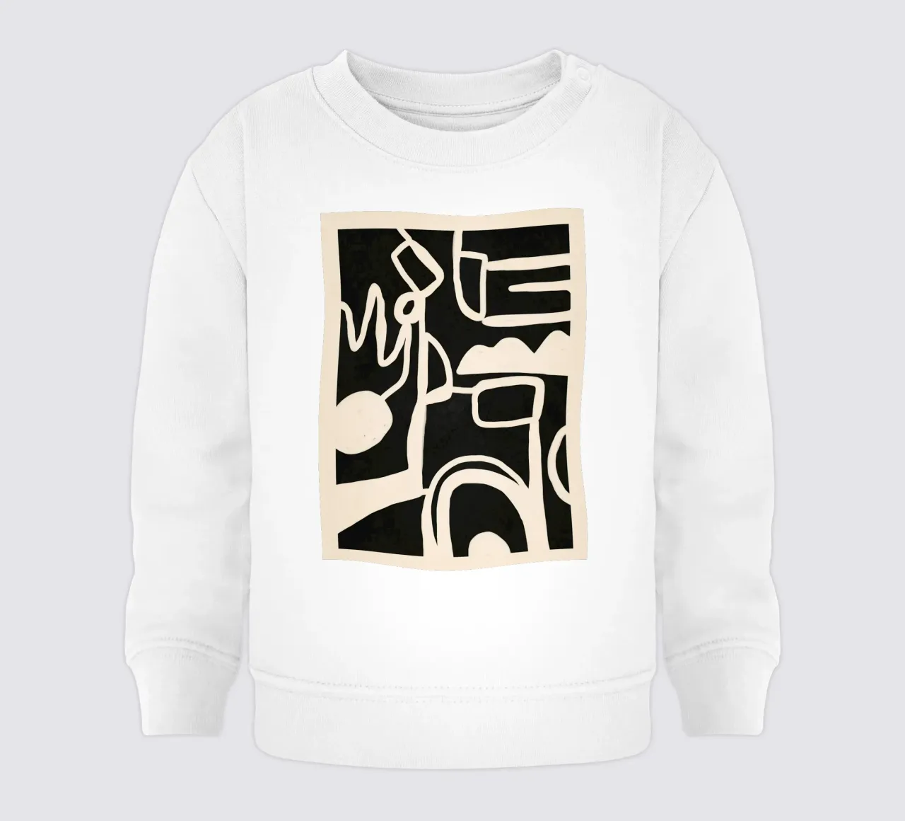 Abstract Line 12 baby sweatshirt van cityart