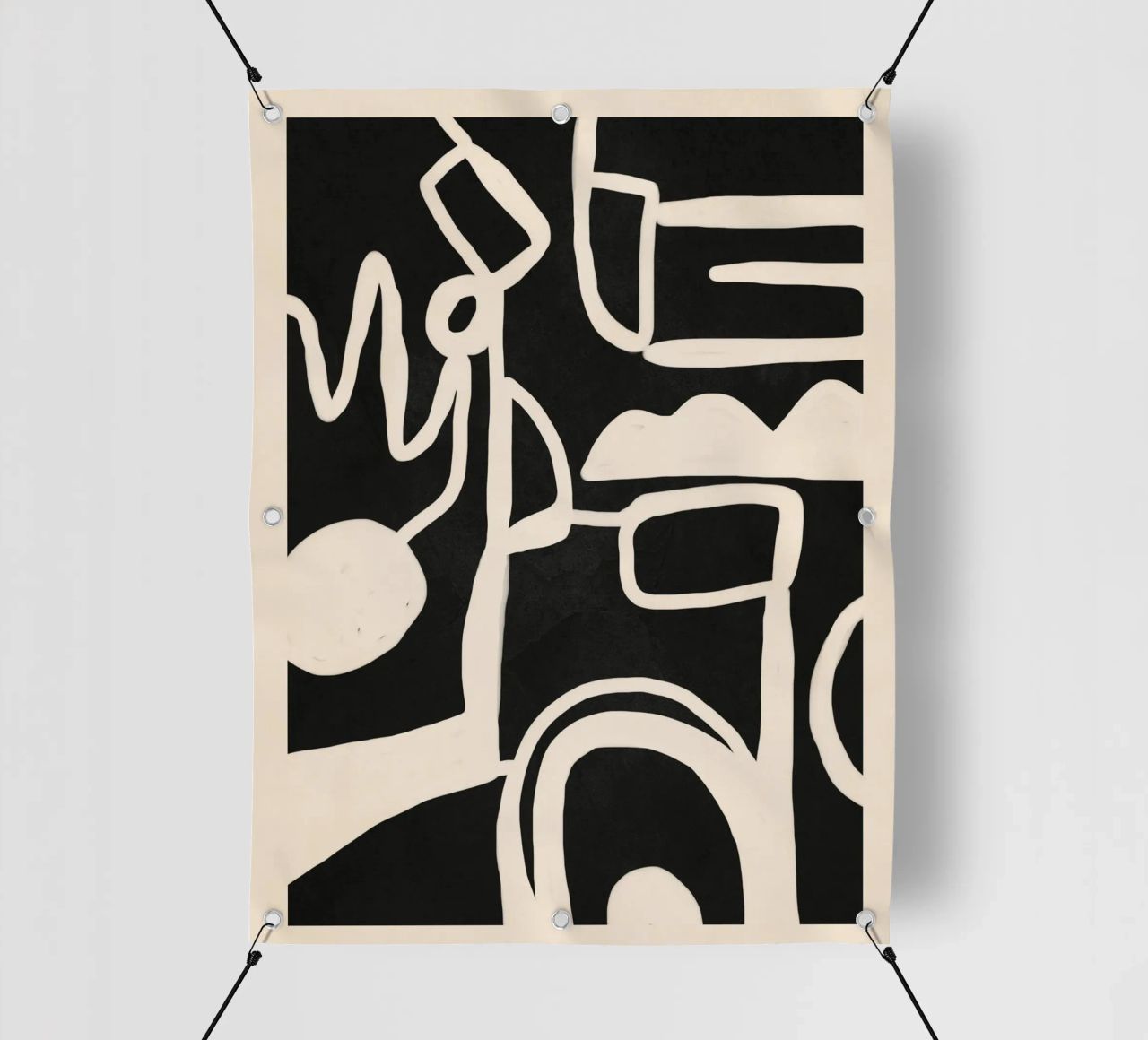 Abstract Line 12 telo in pvc da cityart