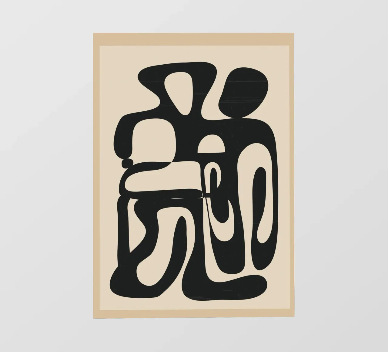 Abstract Minimal Art 1 telo in pvc da cityart