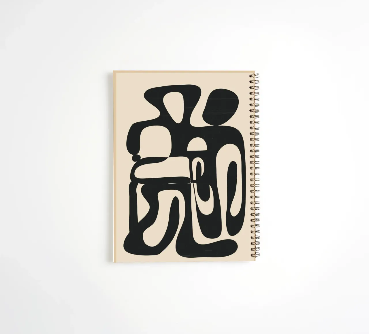 Abstract Minimal Art 1 spiral notebook by cityart