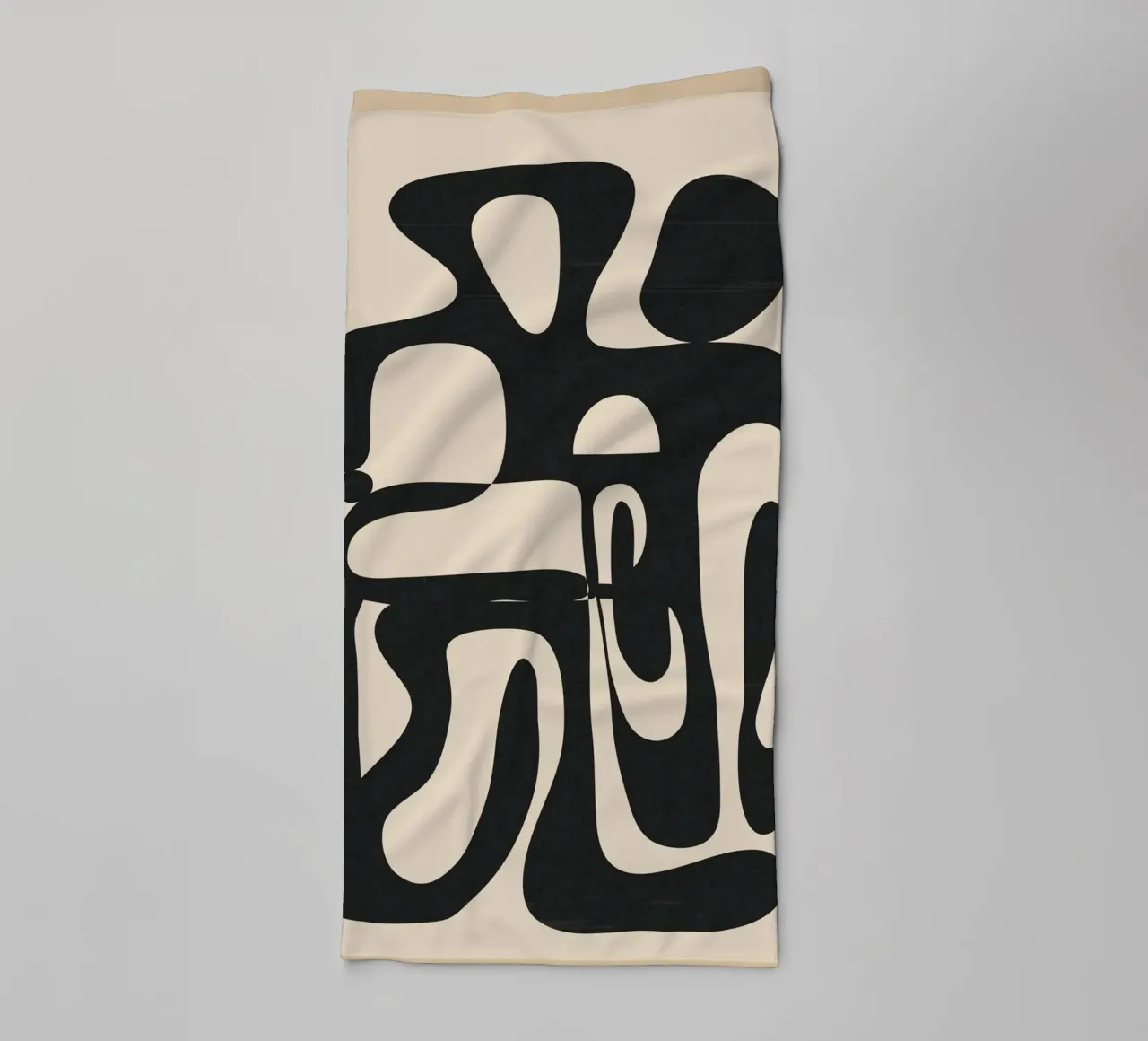 Abstract Minimal Art 1 badhanddoek van cityart