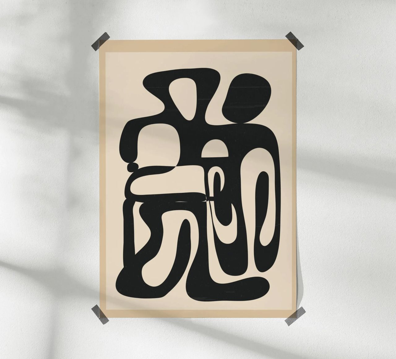 Abstract Minimal Art 1 poster de cityart