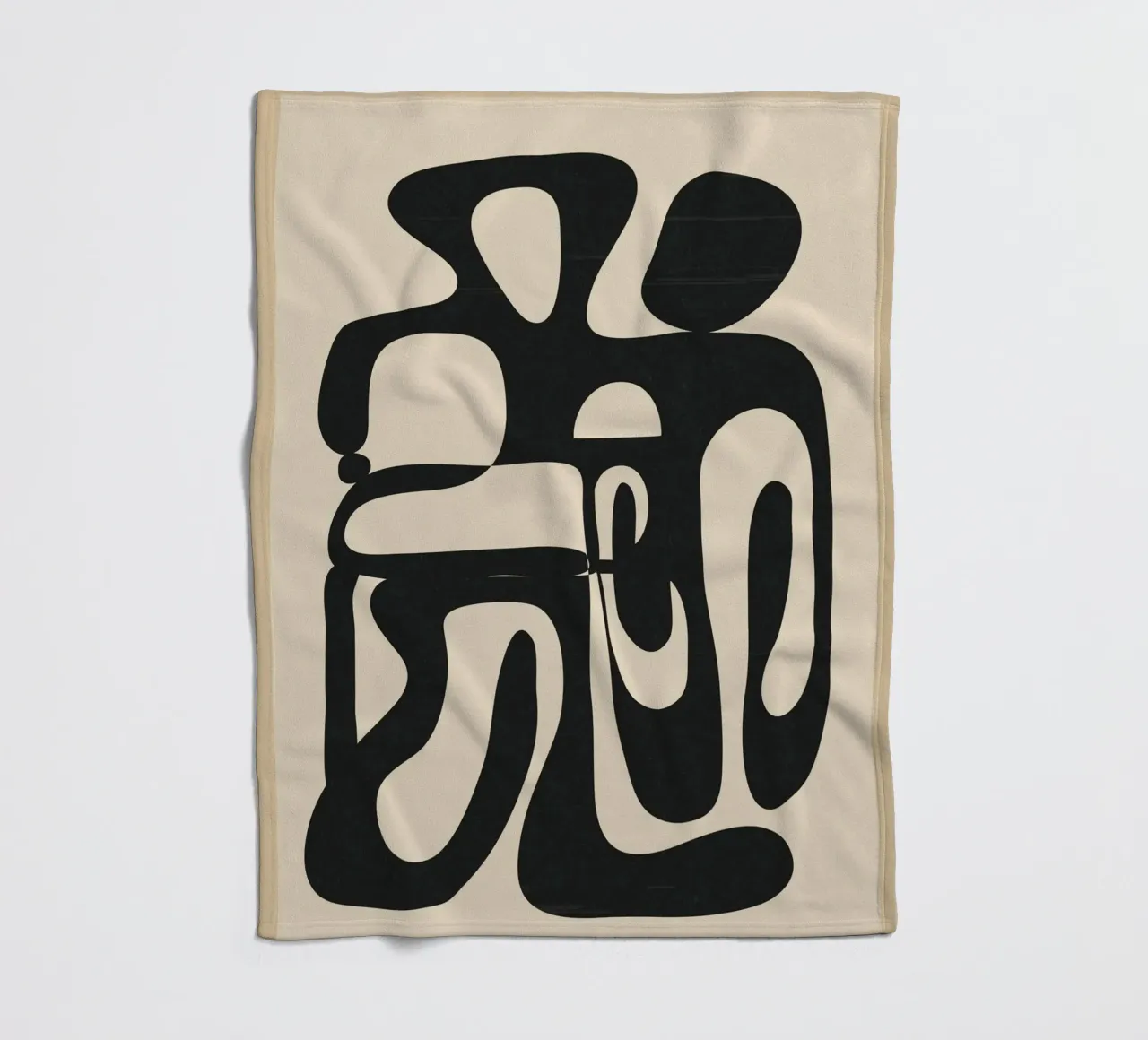 Abstract Minimal Art 1 coperta in pile da cityart