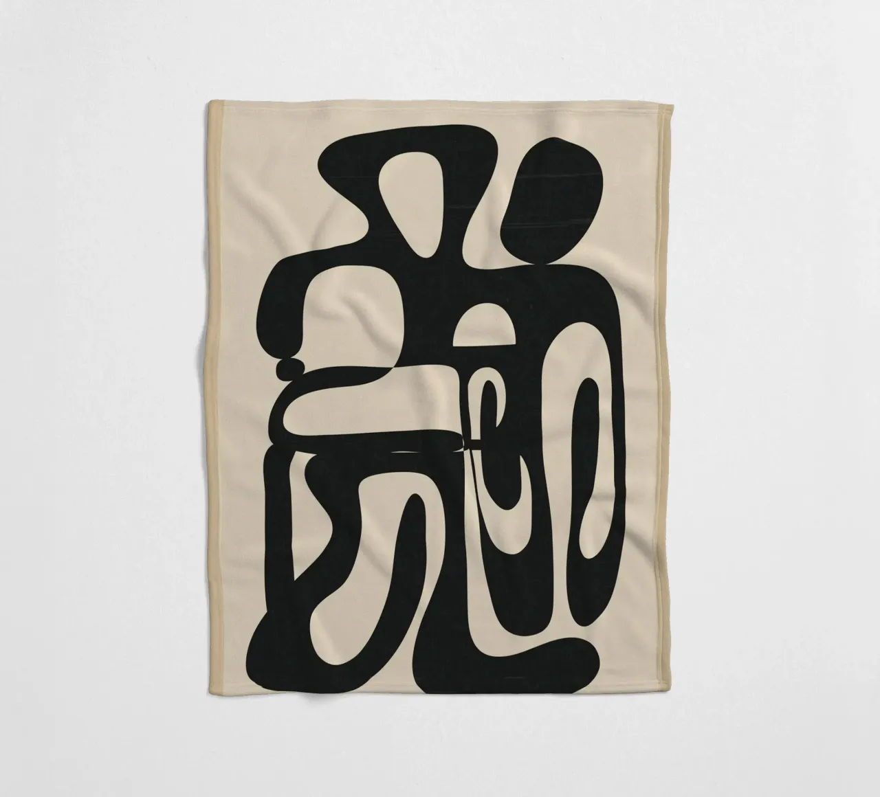 Abstract Minimal Art 1 coperta in pile da cityart