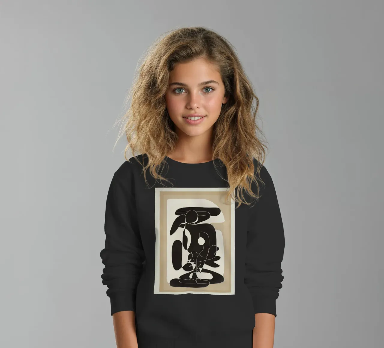 Shape Movement Geometry 01 felpa bambino da cityart