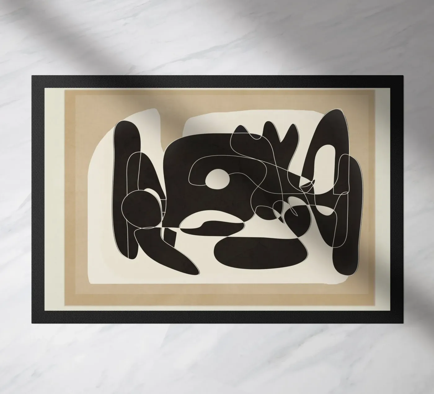 Shape Movement Geometry 01 deurmat van cityart