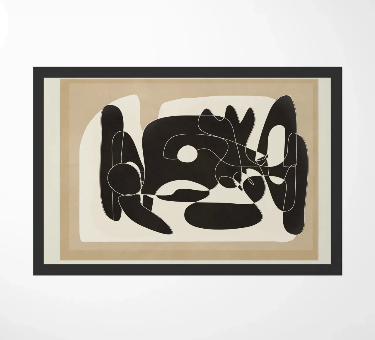 Shape Movement Geometry 01 paillasson de cityart