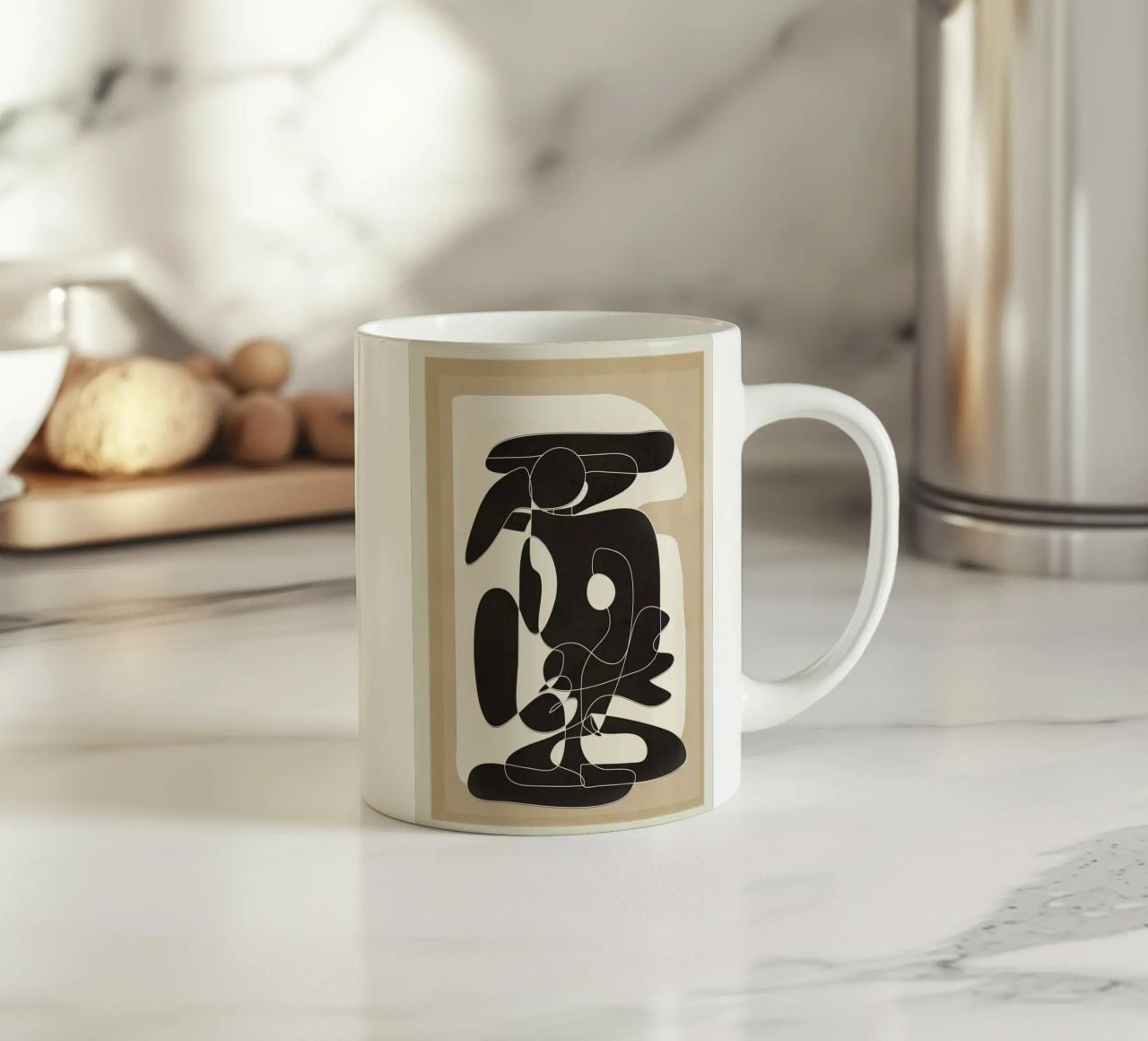 Shape Movement Geometry 01 tazza in ceramica da cityart
