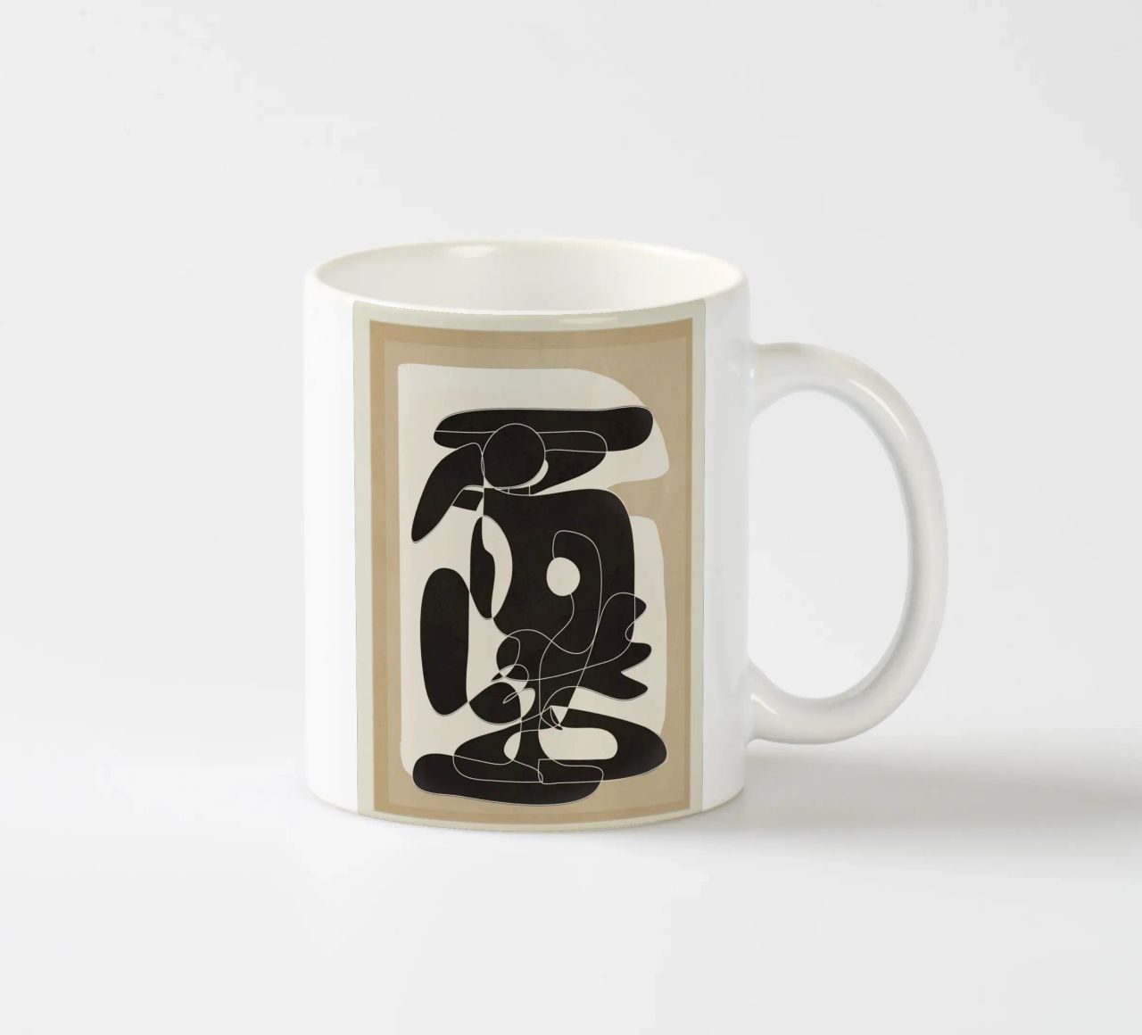 Shape Movement Geometry 01 tazza in ceramica da cityart