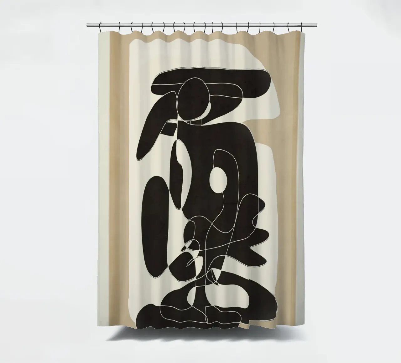 Shape Movement Geometry 01 tenda da doccia da cityart