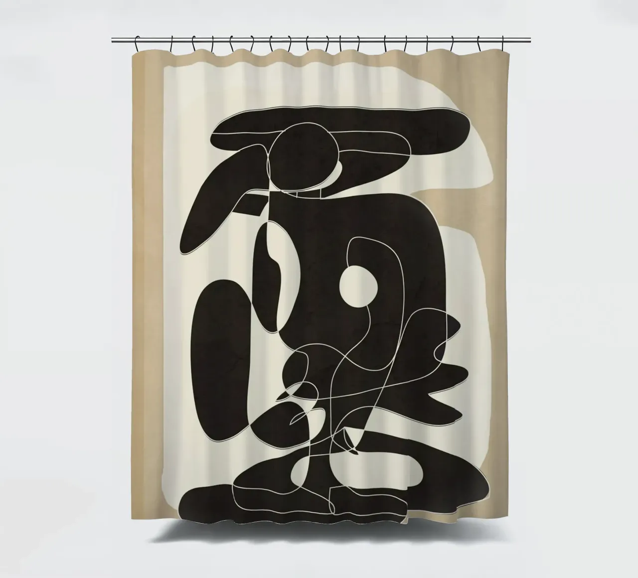 Shape Movement Geometry 01 tenda da doccia da cityart