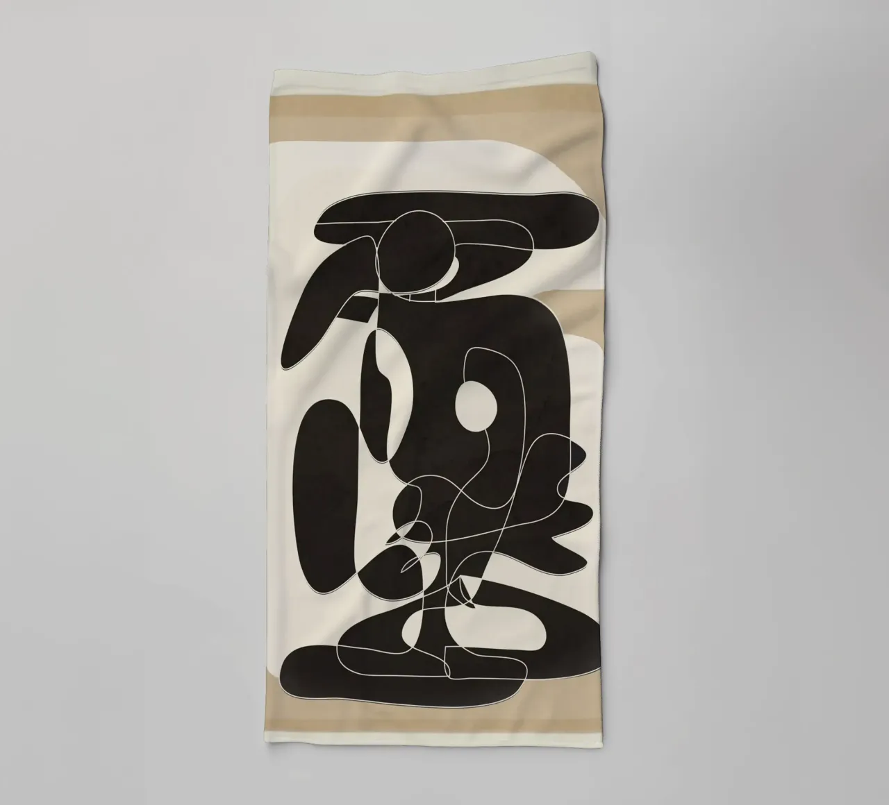 Shape Movement Geometry 01 towel by cityart