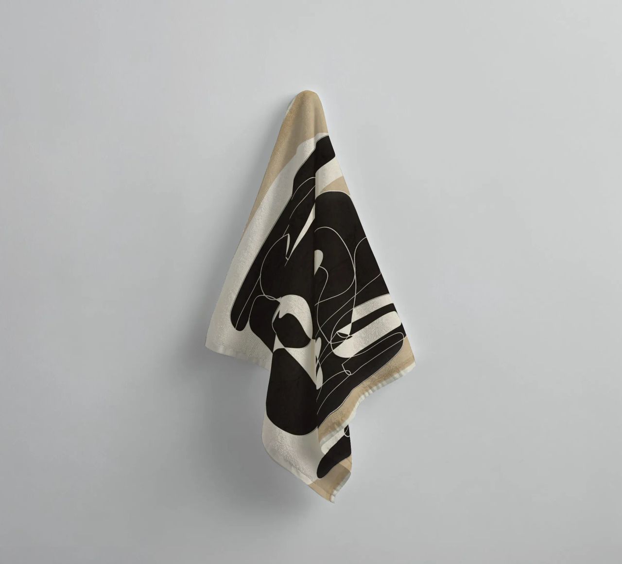 Shape Movement Geometry 01 asciugamano da bagno da cityart