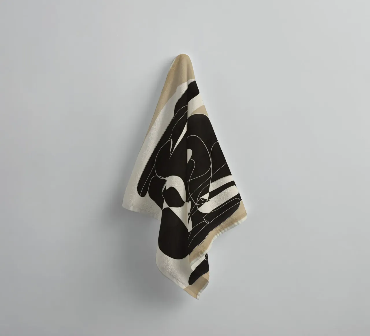 Shape Movement Geometry 01 asciugamano da bagno da cityart