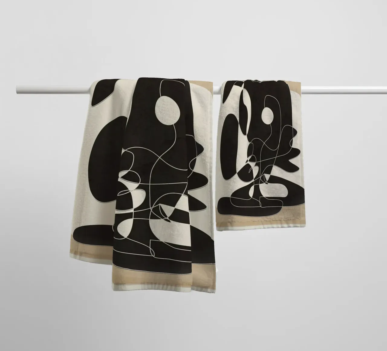 Shape Movement Geometry 01 towel by cityart