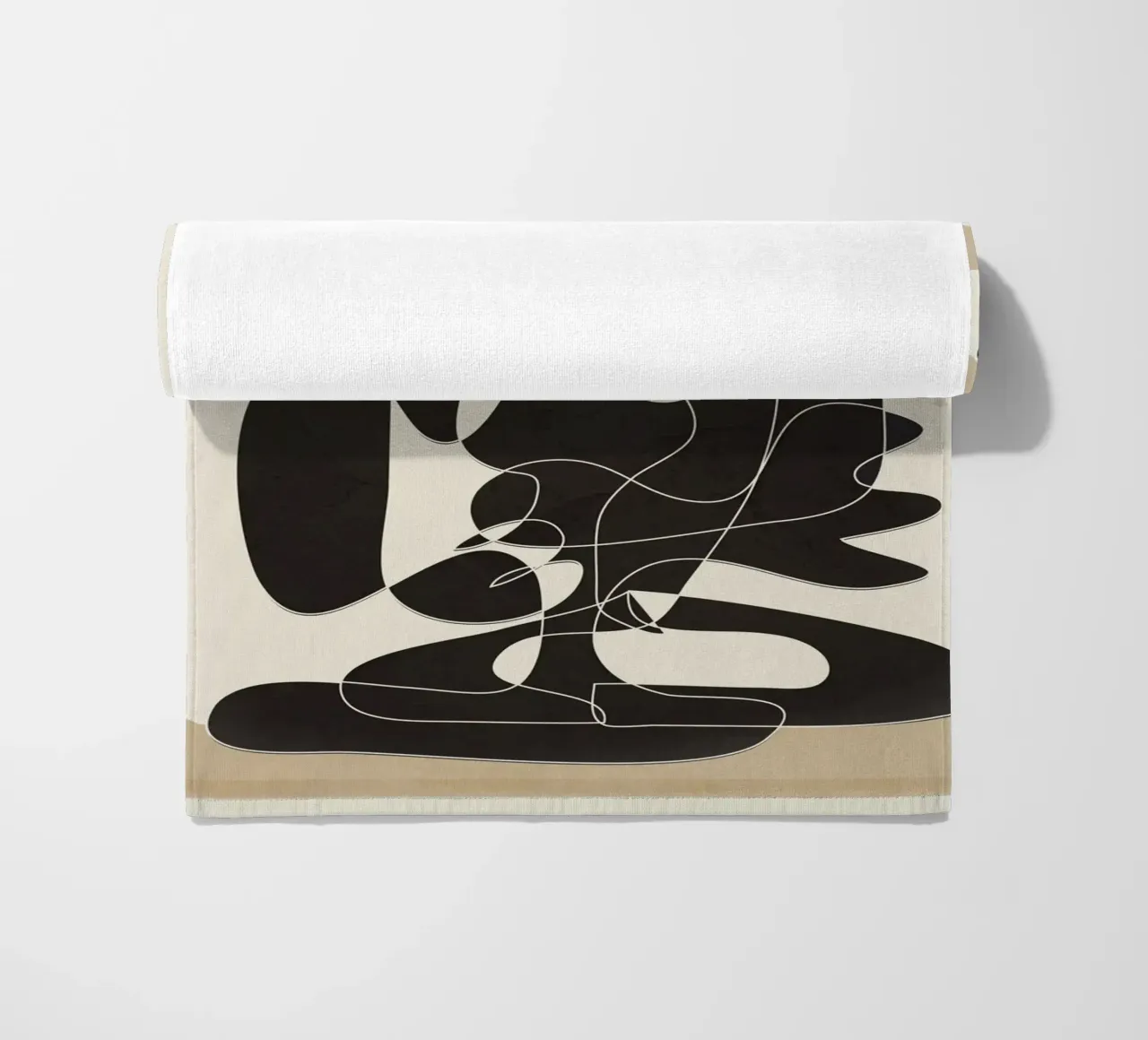 Shape Movement Geometry 01 serviette de plage de cityart