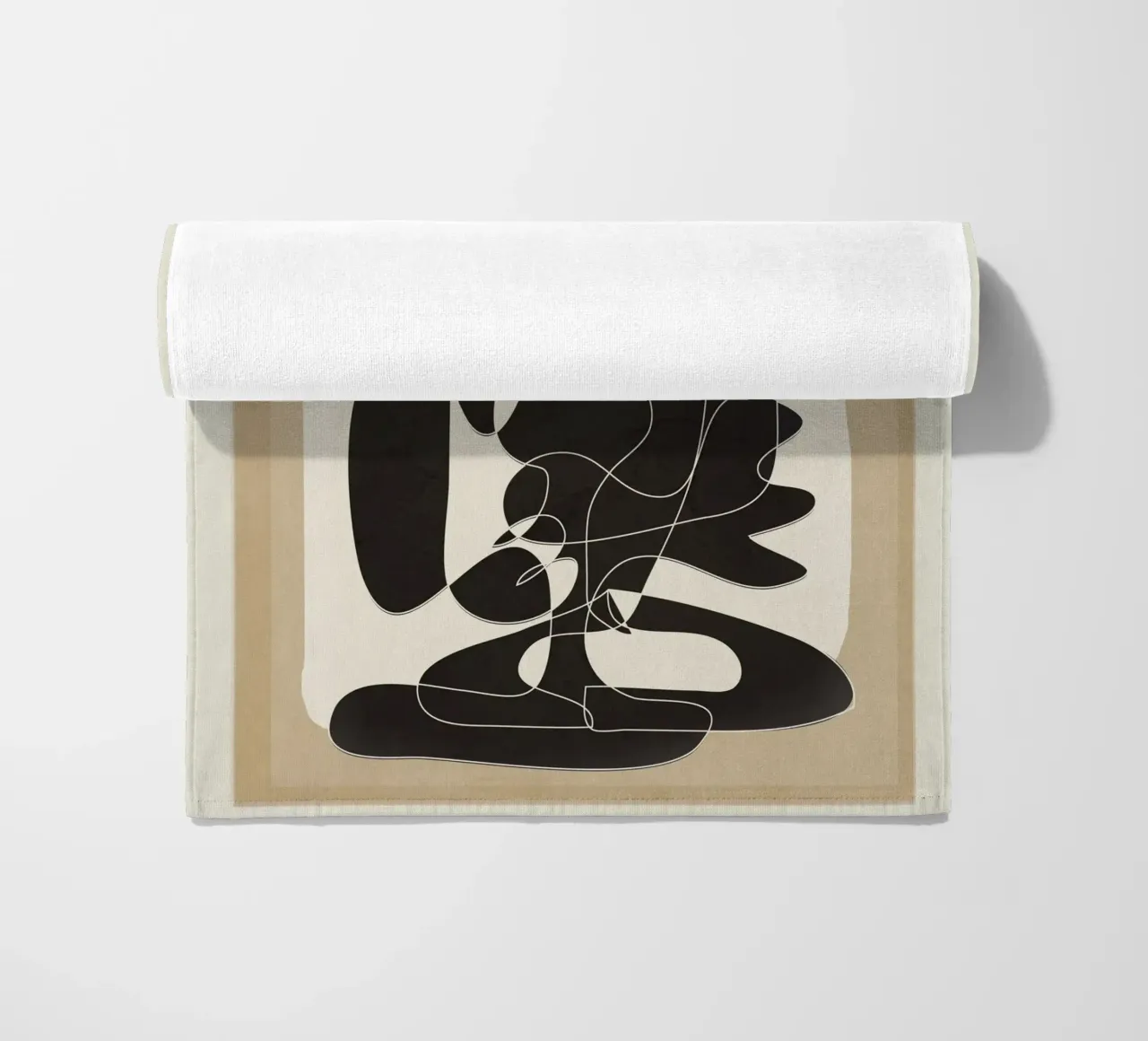 Shape Movement Geometry 01 serviette de plage de cityart