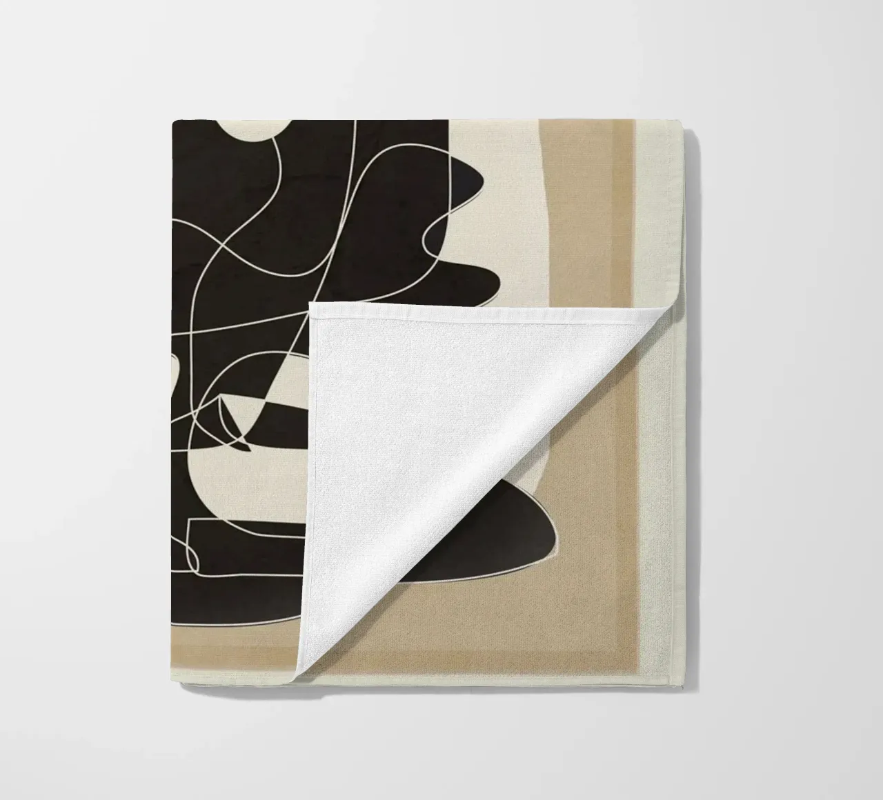 Shape Movement Geometry 01 serviette de plage de cityart
